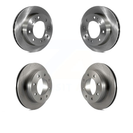 Front Rear Disc Brake Rotors Kit For Chevrolet Express 2500 GMC Savana 3500 K8-100990