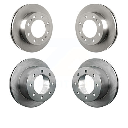 Front Rear Disc Brake Rotors Kit For Chevrolet Silverado 3500 GMC HD Sierra Classic K8-100992