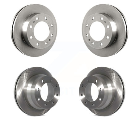 Front Rear Disc Brake Rotors Kit For Chevrolet Express 4500 GMC Savana K8-100993