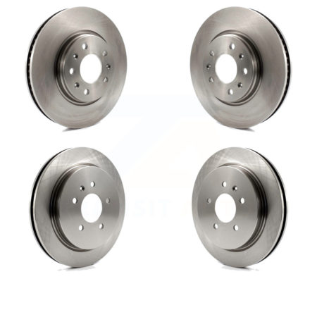 Front Rear Disc Brake Rotors Kit For Cadillac CTS Seville K8-100998