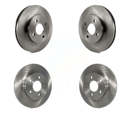 Front Rear Disc Brake Rotors Kit For Pontiac G5 Pursuit K8-101001