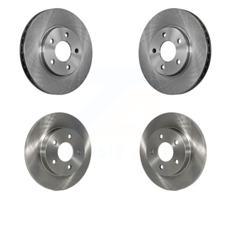 Front Rear Disc Brake Rotors Kit For Chevrolet Malibu Pontiac G6 With 276mm Diameter Rotor K8-101004