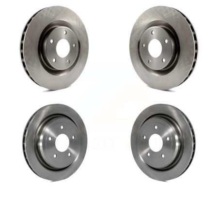 Front Rear Disc Brake Rotors Kit For Chevrolet Corvette Cadillac XLR K8-101005