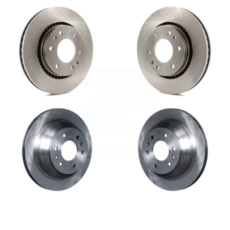 Front Rear Disc Brake Rotors Kit For Chevrolet Trailblazer GMC Envoy Buick Rainier Isuzu K8-101017