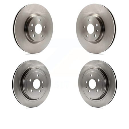 Front Rear Disc Brake Rotors Kit For Cadillac CTS With Heavy Duty Brakes K8-101037