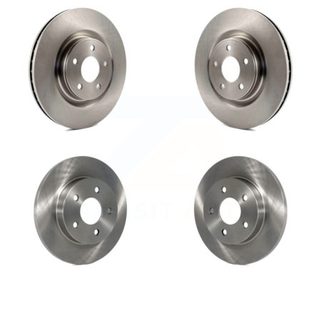 Front Rear Disc Brake Rotors Kit For Chevrolet HHR With Dual Piston Caliper K8-101053