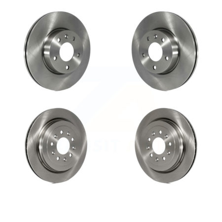 Front Rear Disc Brake Rotors Kit For Cadillac ATS K8-101062