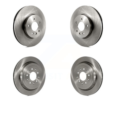 Front Rear Disc Brake Rotors Kit For Cadillac ATS K8-101063