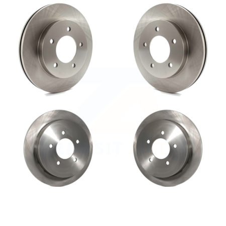 Front Rear Disc Brake Rotors Kit For Ford F-150 Heritage 4WD K8-101080