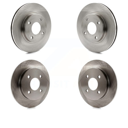 Front Rear Disc Brake Rotors Kit For Ford Focus K8-101093