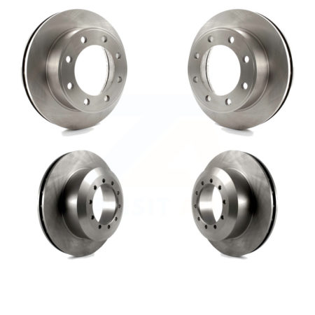 Front Rear Disc Brake Rotors Kit For Ford F-450 Super Duty F-550 K8-101094