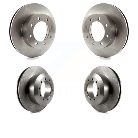 Front Rear Disc Brake Rotors Kit For Ford E-550 Super Duty F-450 F-550 Econoline K8-101096