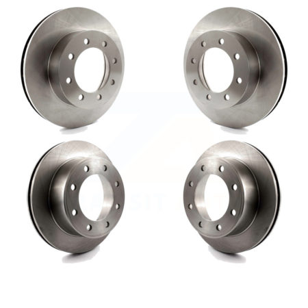 Front Rear Disc Brake Rotors Kit For Ford F-250 Super Duty K8-101097