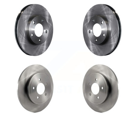 Front Rear Disc Brake Rotors Kit For Mazda Tribute Mercury Mariner K8-101101
