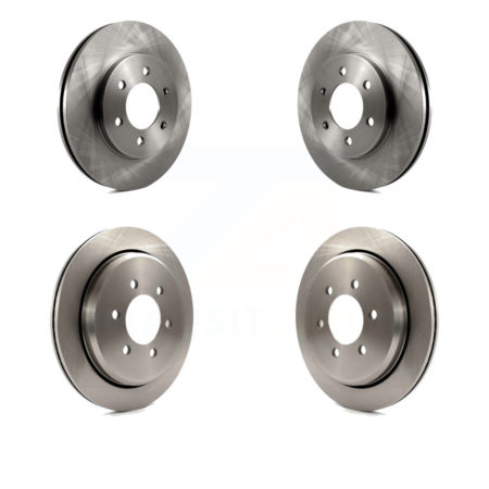 Front Rear Disc Brake Rotors Kit For Ford Expedition Lincoln Navigator K8-101105