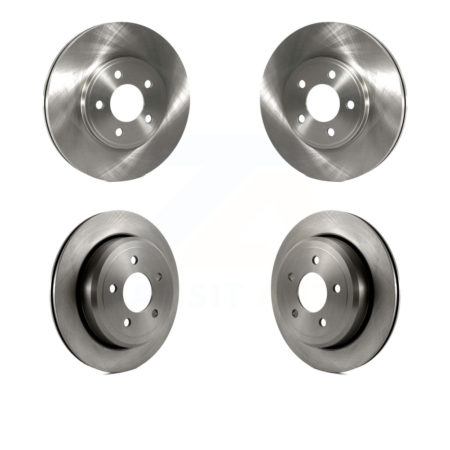 Front Rear Disc Brake Rotors Kit For Ford Crown Victoria Mercury Grand Marquis Marauder K8-101108