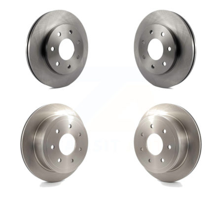 Front Rear Disc Brake Rotors Kit For Ford F-150 Lincoln Mark LT 4WD K8-101112