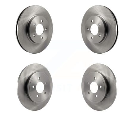 Front Rear Disc Brake Rotors Kit For Ford Escape Mercury Mariner Mazda Tribute K8-101114