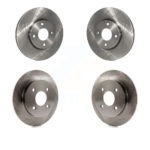 Front Rear Disc Brake Rotors Kit For 2005-2007 Ford Focus rear brakes K8-101120
