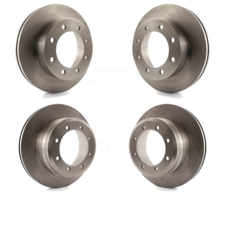 Front Rear Disc Brake Rotors Kit For Ford F-350 Super Duty F-450 K8-101122