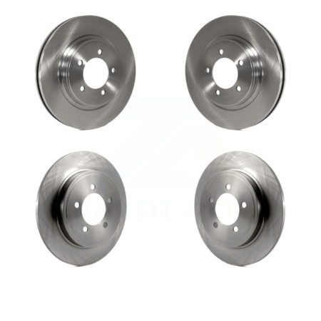 Front Rear Disc Brake Rotors Kit For Ford Explorer Sport Trac Mercury Mountaineer K8-101125