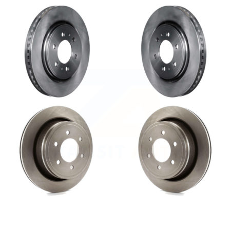 Front Rear Disc Brake Rotors Kit For Ford F-150 K8-101129