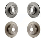 Front Rear Disc Brake Rotors Kit For Ford C-Max K8-101145