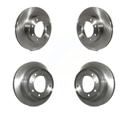 Front Rear Disc Brake Rotors Kit For Ford F-250 Super Duty F-350 4WD K8-101151