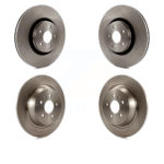 Front Rear Disc Brake Rotors Kit For Lincoln MKC K8-101158