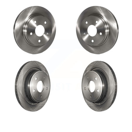 Front Rear Disc Brake Rotors Kit For Ram 1500 Dodge Durango Classic Chrysler Aspen K8-101182