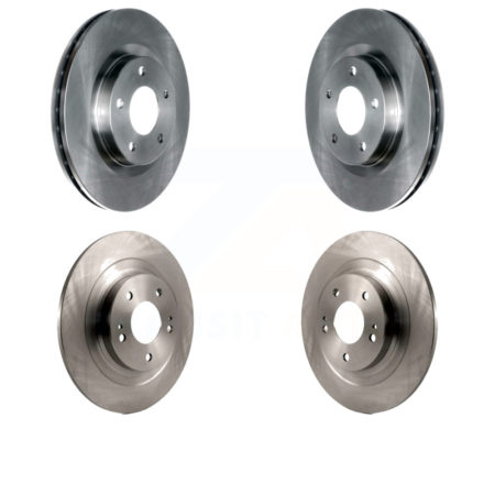 Front Rear Disc Brake Rotors Kit For Mitsubishi Outlander Sport Eclipse Cross RVR K8-101201