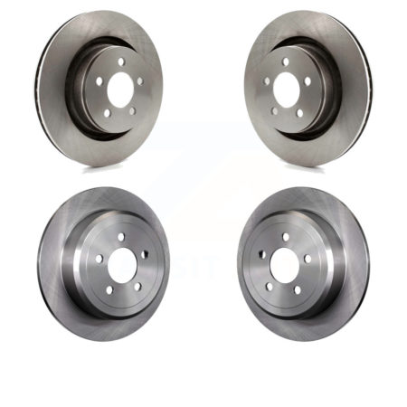 Front Rear Disc Brake Rotors Kit For Jeep Liberty Dodge Nitro With 332mm Diameter Rotor K8-101207