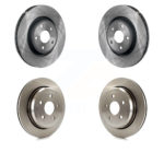 Front Rear Disc Brake Rotors Kit For Dodge Durango Jeep Grand Cherokee WK K8-101212