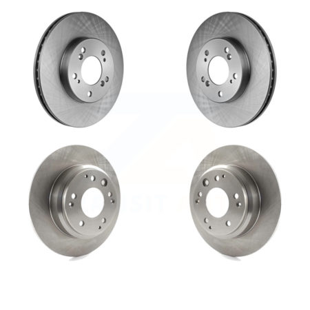Front Rear Disc Brake Rotors Kit For Acura Honda Odyssey Legend RL Isuzu Oasis K8-101225