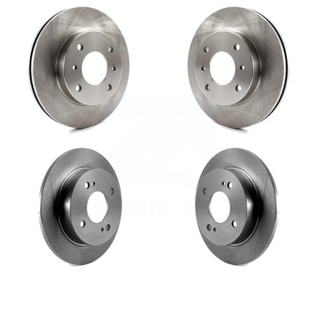 Front Rear Disc Brake Rotors Kit For Nissan Sentra 240SX INFINITI G20 K8-101231