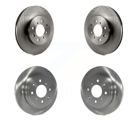 Front Rear Disc Brake Rotors Kit For Honda Civic Acura Integra del Sol EL K8-101233