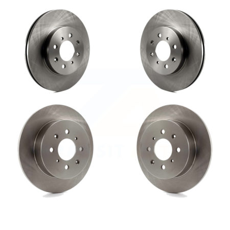 Front Rear Disc Brake Rotors Kit For Honda Civic Acura EL K8-101234