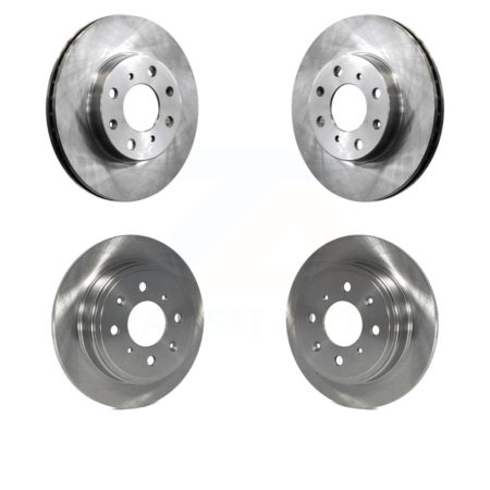 Front Rear Disc Brake Rotors Kit For Honda Civic del Sol CRX K8-101236