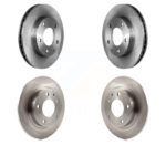Front Rear Disc Brake Rotors Kit For Mazda Protege Protege5 626 Ford Probe MX-6 K8-101246