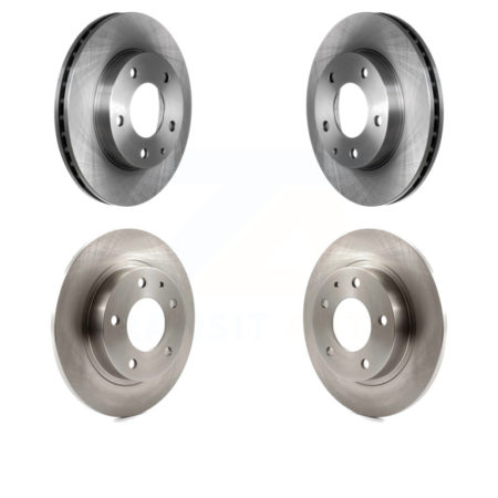 Front Rear Disc Brake Rotors Kit For Mazda Protege Protege5 626 Ford Probe MX-6 K8-101246