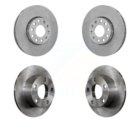 Front Rear Disc Brake Rotors Kit For Volkswagen Passat Audi A6 Quattro 100 S6 K8-101249