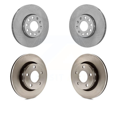 Front Rear Disc Brake Rotors Kit For Volkswagen Passat K8-101253
