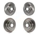 Front Rear Disc Brake Rotors Kit For Subaru Impreza Forester Legacy Saab 9-2X K8-101260