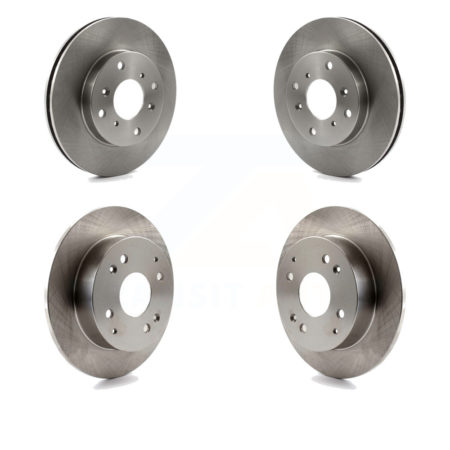 Front Rear Disc Brake Rotors Kit For Honda Accord Acura CL 2.3L K8-101267