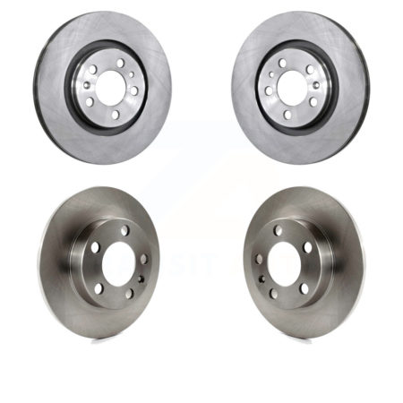 Front Rear Disc Brake Rotors Kit For Volkswagen Beetle Jetta Golf City K8-101277