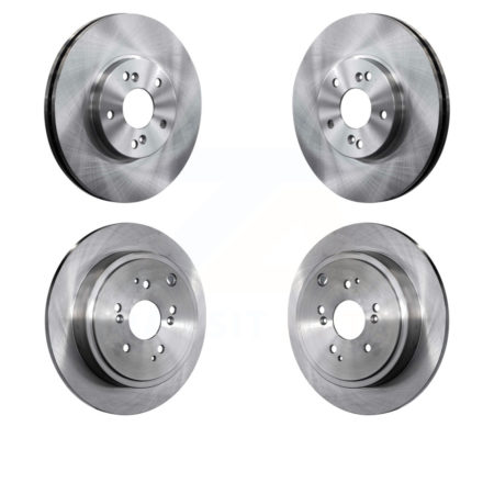 Front Rear Disc Brake Rotors Kit For Honda Pilot Acura MDX K8-101286