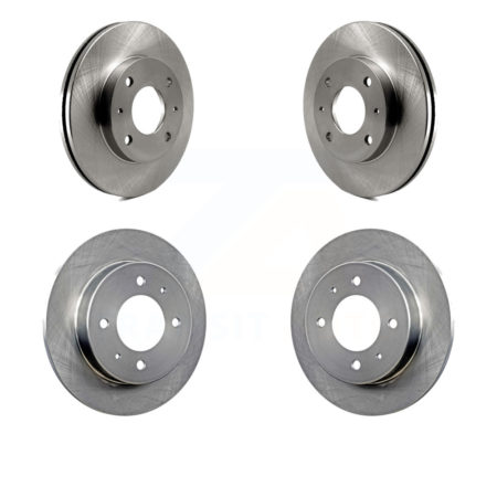 Front Rear Disc Brake Rotors Kit For Hyundai Elantra Tiburon K8-101301