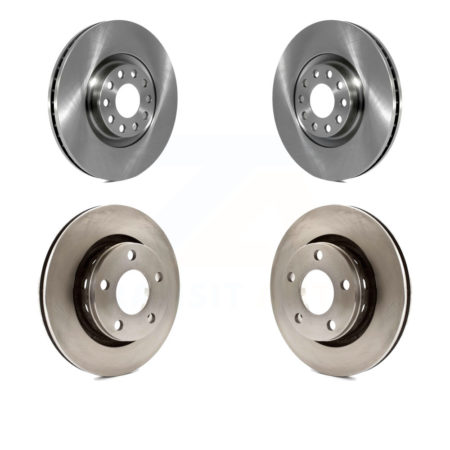 Front Rear Disc Brake Rotors Kit For Audi S6 K8-101313