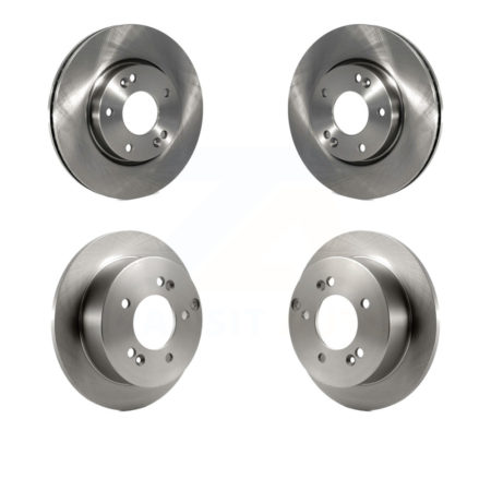 Front Rear Disc Brake Rotors Kit For Hyundai Sonata Kia Sportage Tucson Optima Magentis K8-101333