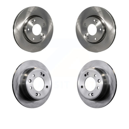 Front Rear Disc Brake Rotors Kit For Hyundai Elantra Tucson Kia Sportage K8-101336